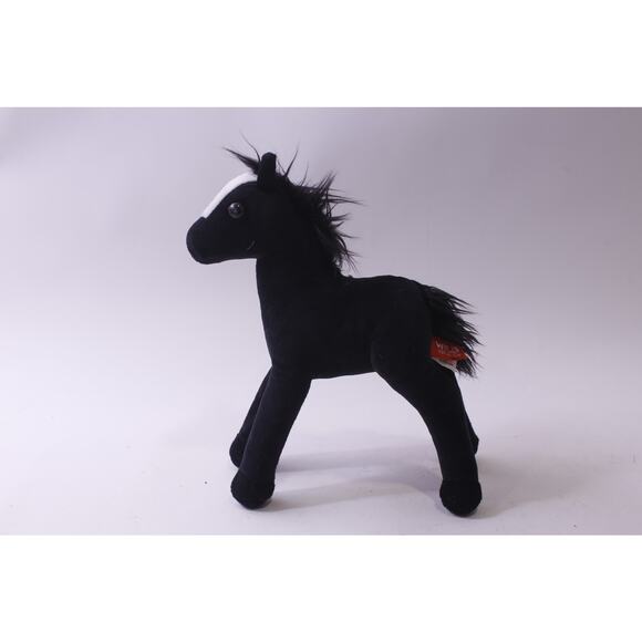 Wild Republic, Black Horse, Plush, Pony, Standing Stuffed Animal ~ 250827-WH 553 - Picture 1 of 3